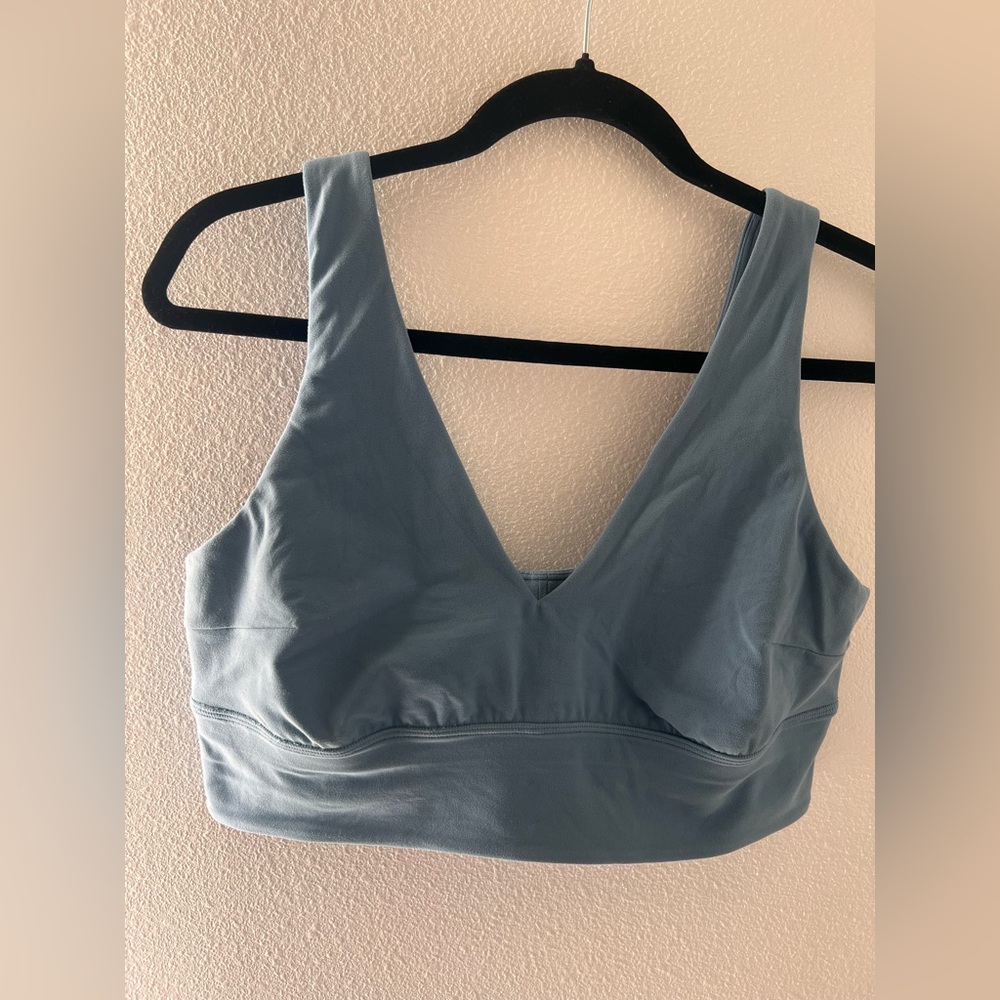 Lululemon light Blue align sport bra size 12 cup C/D